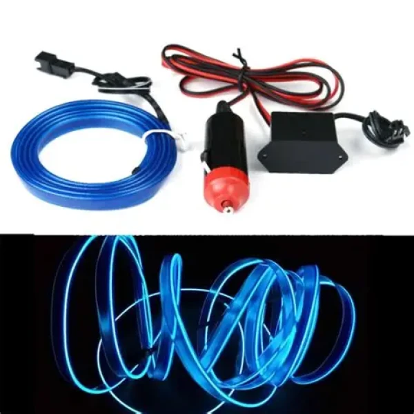 Tira Luz Neon Azul 12v 200cm